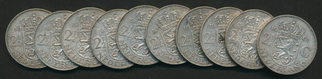nederland zilver 2 5 gulden