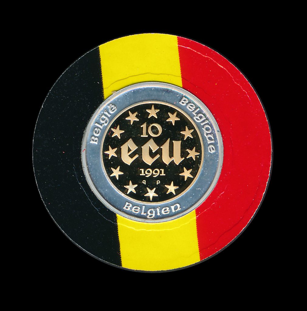 Belgie goud 10 euro ecu 1991